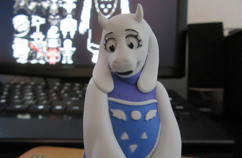 Her nose could have used little dashes of paint to accentuate the shape of her nostrils, but the detail is otherwise good.